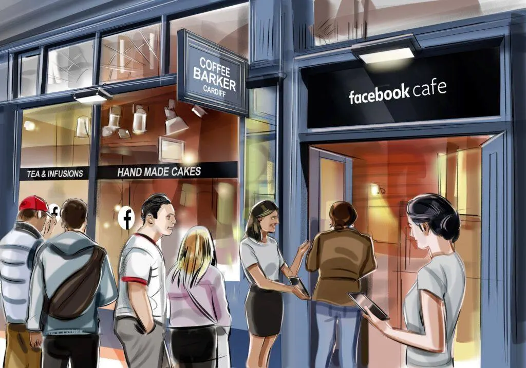 La privacy: così importante che Facebook apre 5 caffetterie (per qualche giorno). — immagine 1