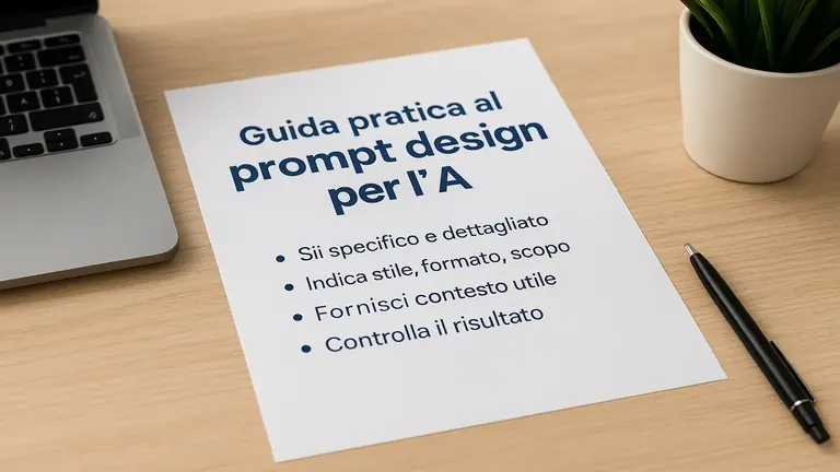 Guida pratica al Prompt Design per principianti