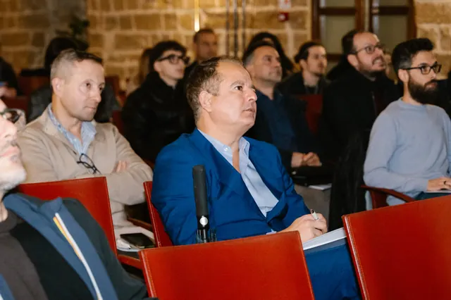 La platea del Marketing Lab al Castello Normanno-Svevo di Mesagne