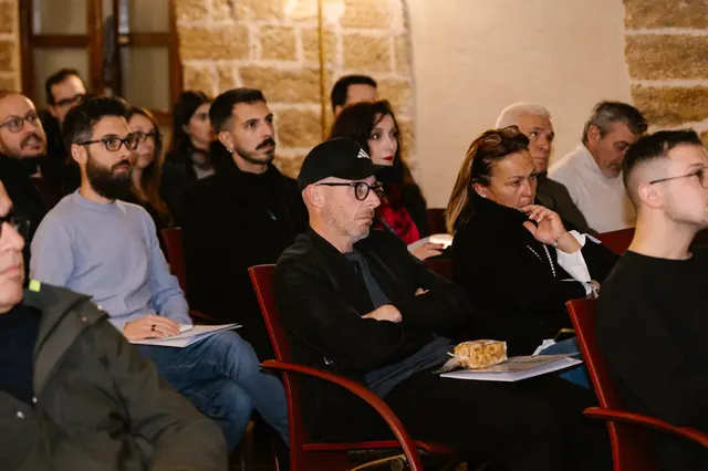 Il pubblico di imprenditori segue gli interventi al Castello Normanno-Svevo