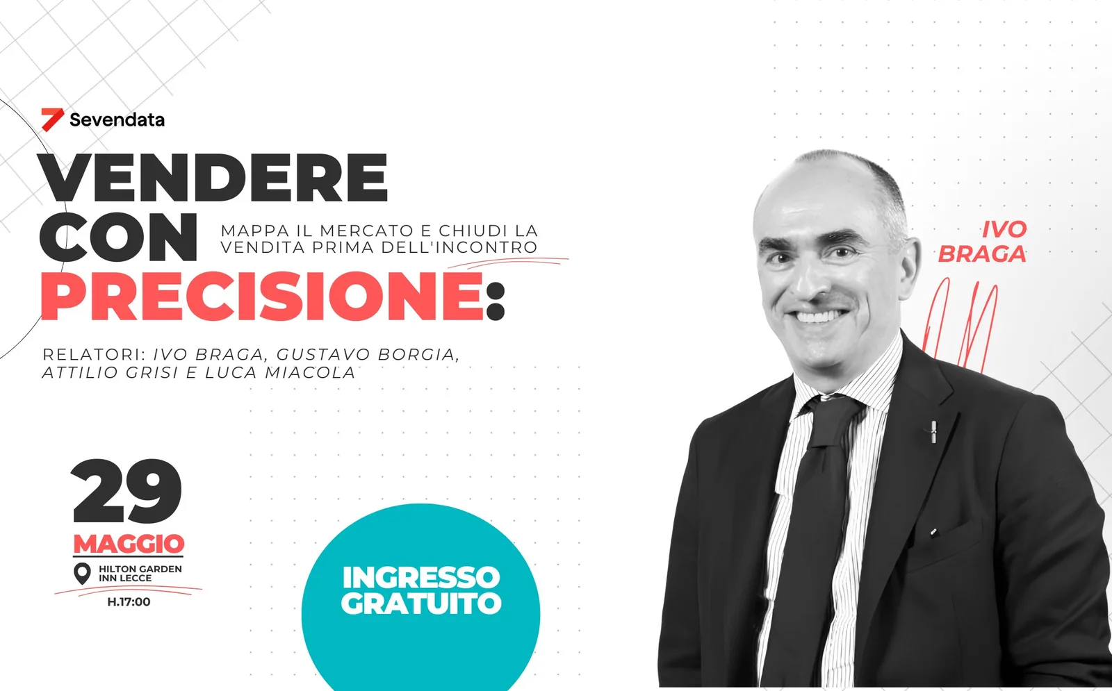 Vendere con Precisione — 29 maggio 2026 · ore 17:00