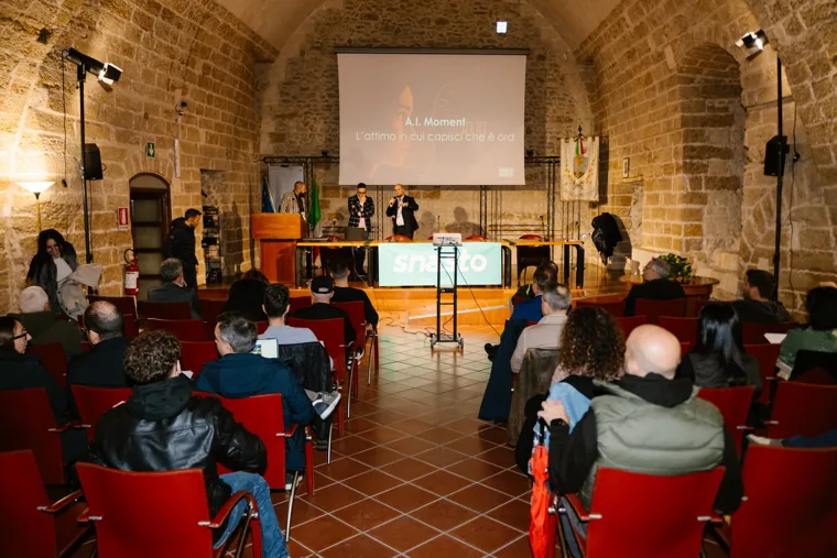 La sala piena all'evento A.I. Moment di Mesagne