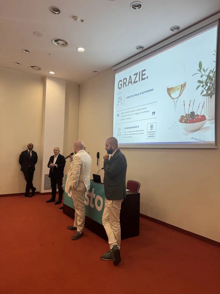 I saluti finali di un workshop Snasto