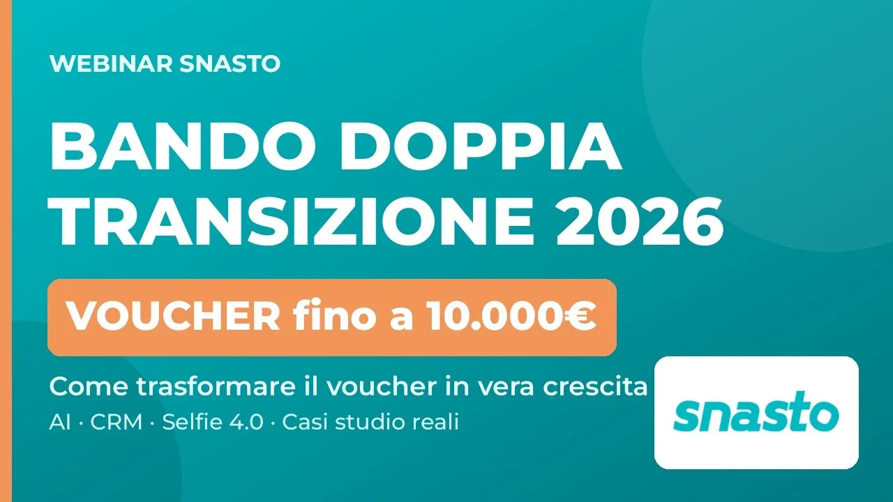 Webinar Snasto sul Bando Doppia Transizione 2026, 54 minuti
